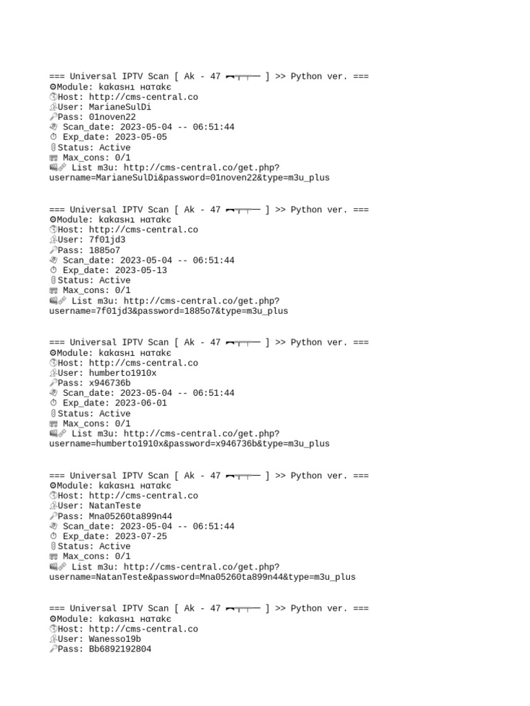 M3u@cms Central - Co411161 | PDF | Multimedia | Computer File Formats