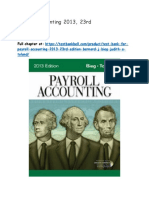 Test Bank For Payroll Accounting 2013 23rd Edition Bernard J Bieg Judith A Toland