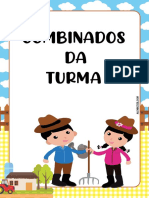 Combinados Educacao Infantil Fazendinha