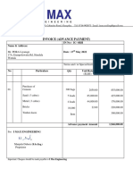 Invoice - Advance Payment For Materials-2