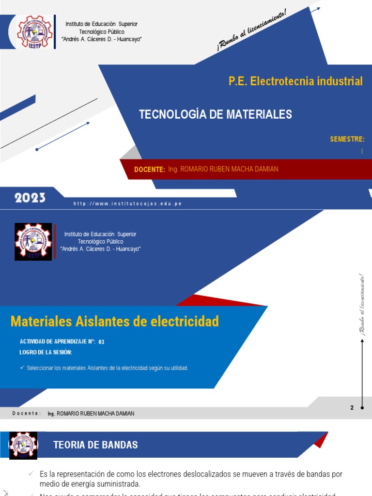 Materiales Aislantes de Electricidad | PDF | Polímeros | Aislador ...