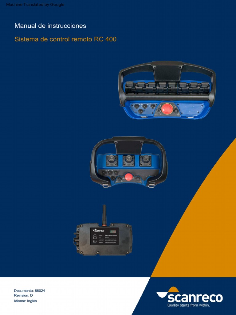 Manual del Control Remoto Scanreco RC 400 | PDF | Diodo emisor de luz ...