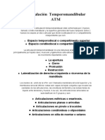 Articulación Temporomandibular