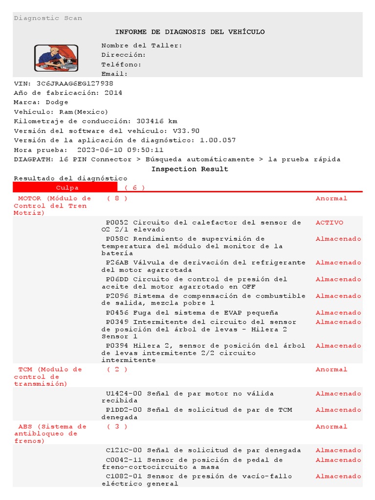 Dodge (DTC) 966890044343 20230610095011 PDF Sistema de freno
