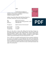 Degradação Paracetamol e Adsorção A (III)