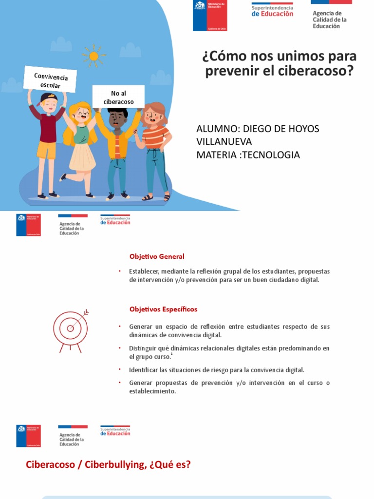 Prevención del Ciberacoso Escolar | PDF | Acoso cibernético