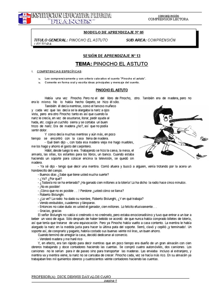 Comprension Lectora Quinto Pdf