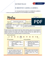 Propuesta de Objetivos y Agenda Académica