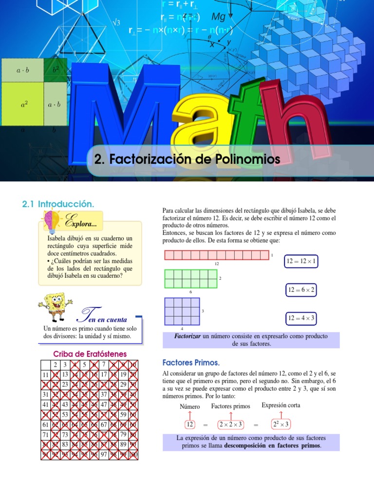 Tema 2 Factorizacion Pdf