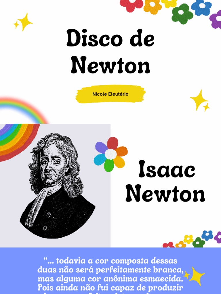Disco de Newton | PDF | Estudos de Línguas Estrangeiras | Casa e Jardim