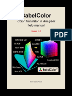 BabelColor CT&a Help