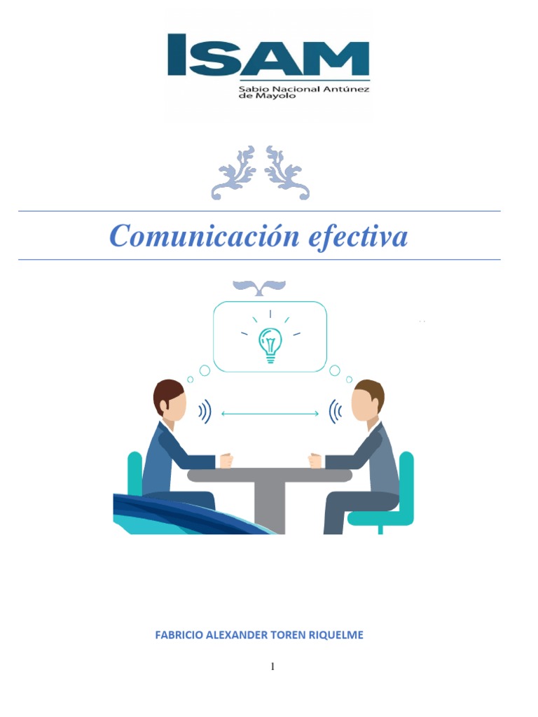 Comunicación Efectiva Pdf Comunicación Información