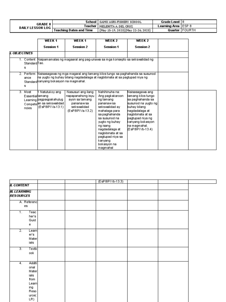 Week 3 and 4 | PDF