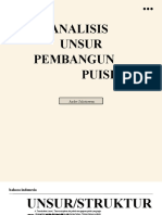 Menganalisis Unsur Pembangunan Puisi