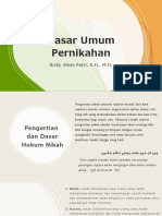 Dasar Umum Pernikahan