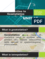 Unit 10 Introduction To Geostatistics - GEC ABE 2