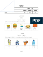 Đề KT Unit 8 - Tiếng Anh 3 Extra