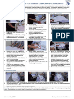Rollbord With Flat Sheet For Lateral Transfer Instructions - SMGH