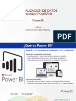 Visualización de Datos Usando Power Bi Powerbi: Profesor: Nestor Sanchez Bernal