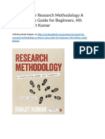 Test Bank For Research Methodology A Step by Step Guide For Beginners 4th Edition Ranjit Kumar