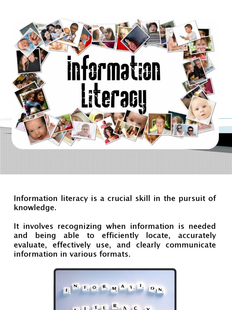 Information Literacy Pdf Information Information Literacy