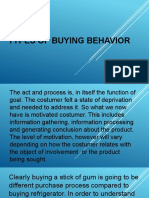 Types of Buying Behavior