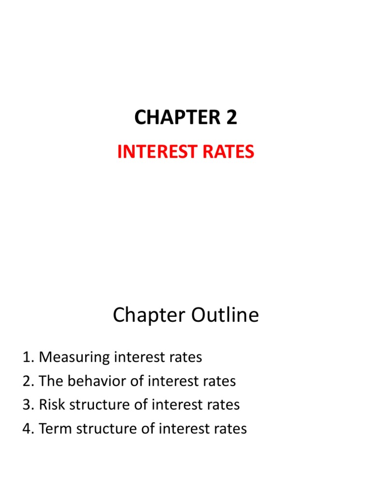 Understanding Interest Rates and YTM | PDF | Yield Curve | Interest