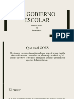 El Gobierno Escolar