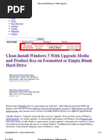 Download Clean Install Windows 7- Upgrade by Daniel Miller SN65412480 doc pdf