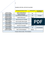 Calendarización Del Año Escolar 2023 Reprogramada