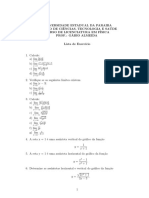 Lista2 - Calculo 1