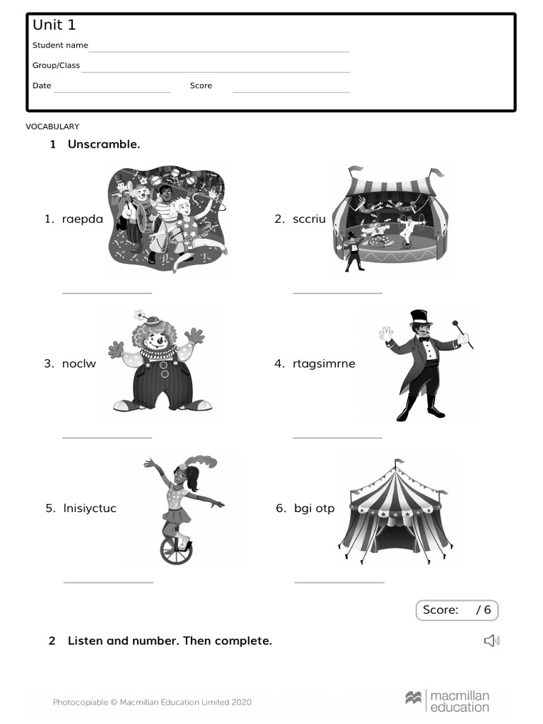 Unit 1 | PDF | Circus | Entertainment