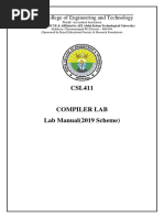 CSL 411 Compiler