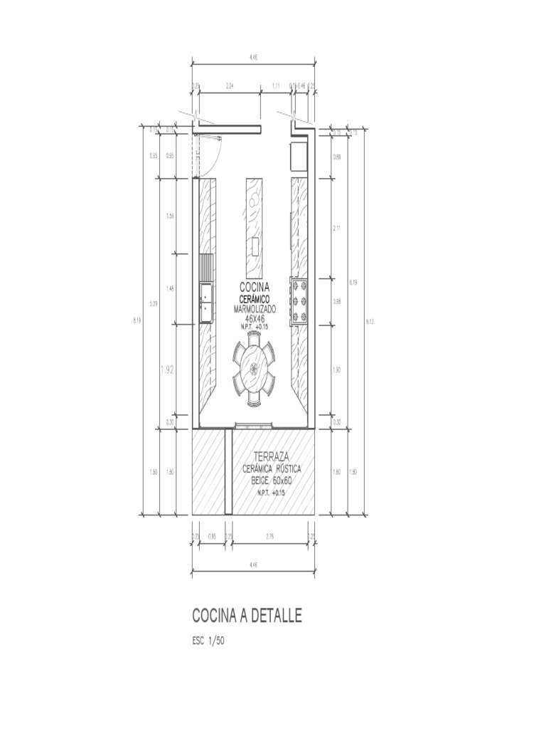Plano Detalle Cocina | PDF