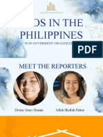 Ngos in The Philippines: Non-Goverment Organization