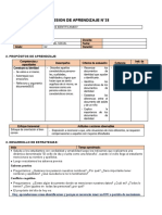 Sesion de Aprendizaje N°28: 1. Datos Informativos