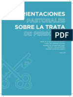 Orientaciones pastorales sobre la Trata de personas