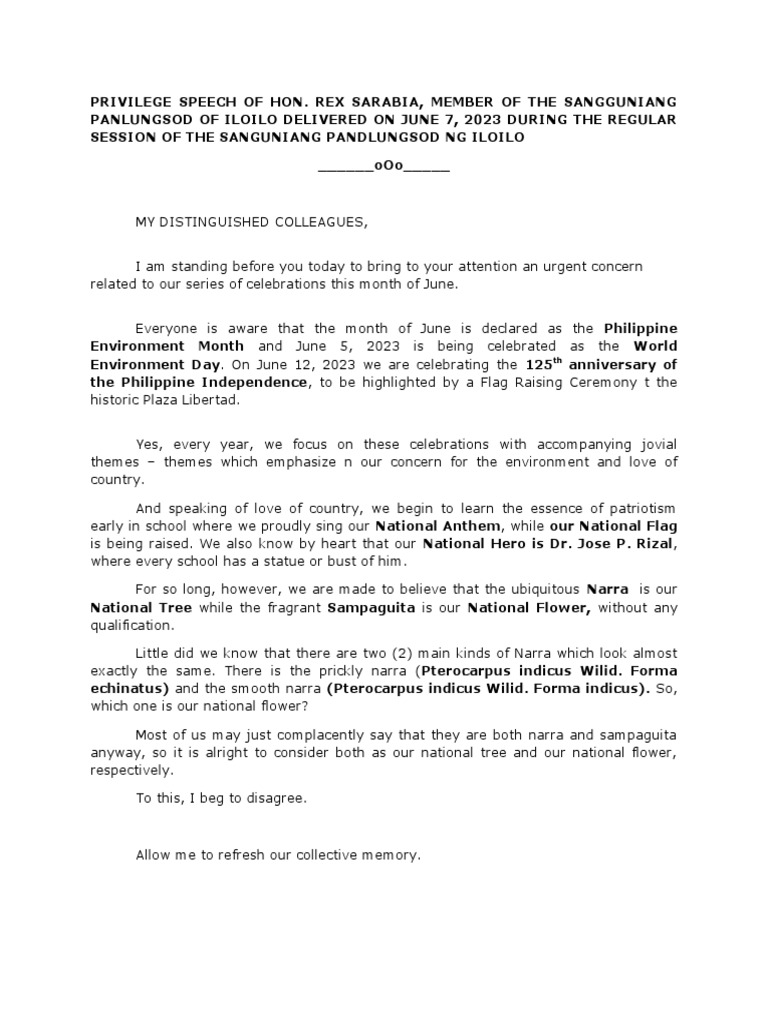 Rex Sarabia's Environmental Advocacy | PDF | Philippines