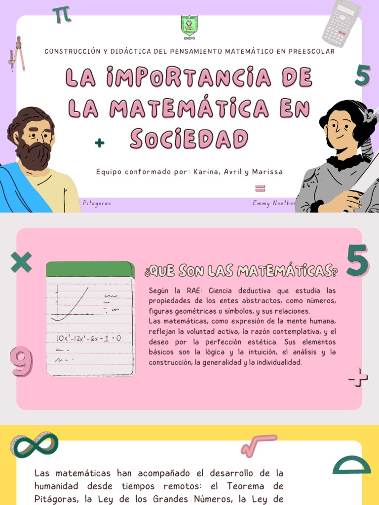 Importancia de Las Matemáticas | PDF | Matemáticas | Pensamiento