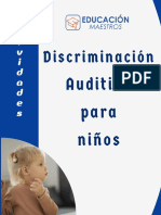 Fichas e Actividades Discriminación Auditiva para Niños - EDUCACION MAESTROS