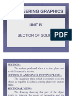 Unit IV Section of Solids