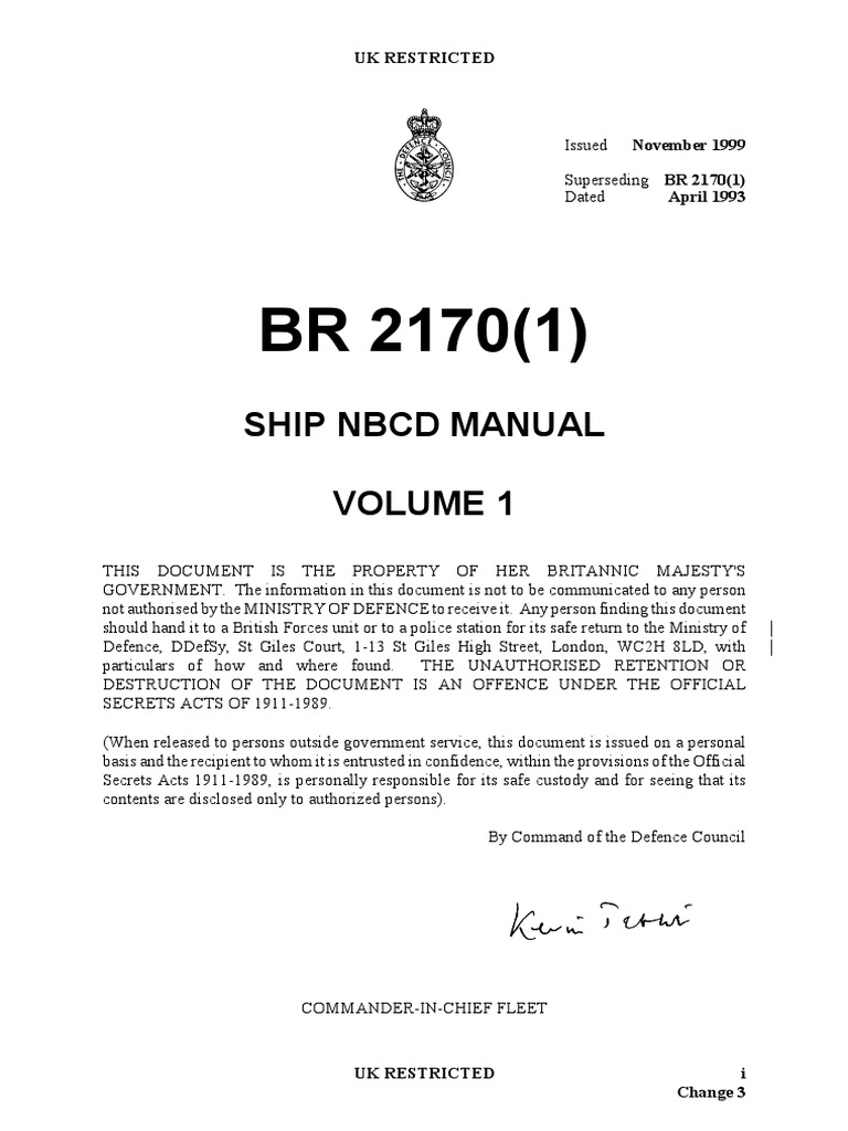 BR 2170 (1) SHIP NBCD MANUAL - Inc Change 1, 2 & 3, PDF