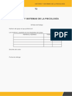 Estructura de T2 - Historia y Sistemas de La Psicología