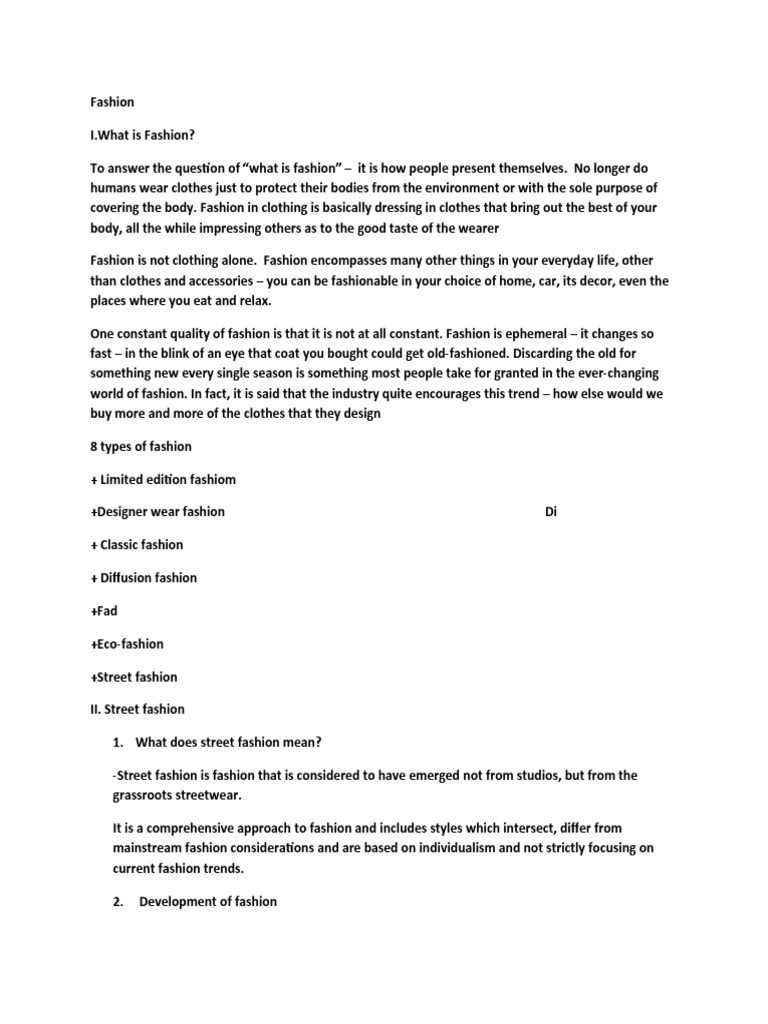 Fashion PDF Fashion Softlines (Retail)