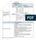 Talleres 19 Al 23 de Junio