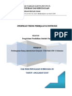 Spesifikasi Teknis Kerangka Acuan Pembangunan Ruang Lab. Komputer SDN 13 Momunu