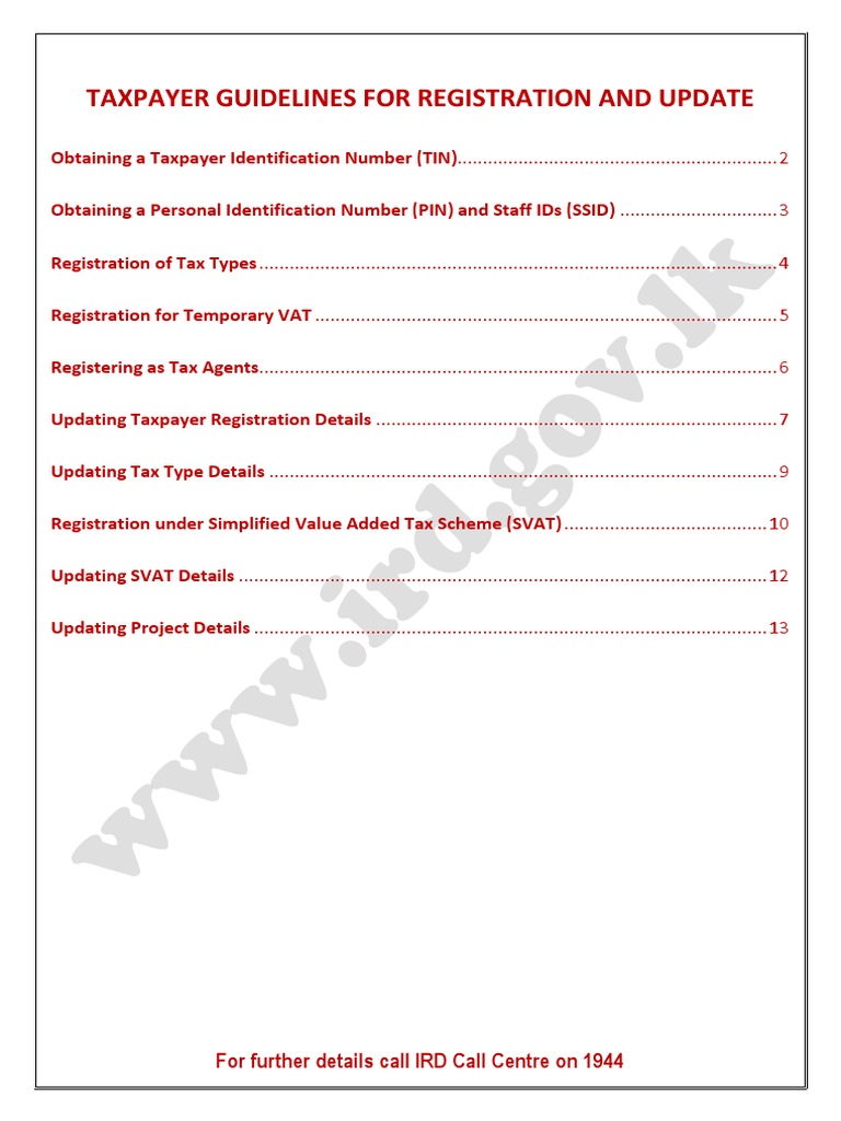 TPR Guidelines 1.2 E | PDF | Value Added Tax | Taxes