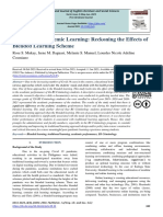 Eyeing Post-Pandemic Learning: Reckoning The Effects of Blended Learning Scheme