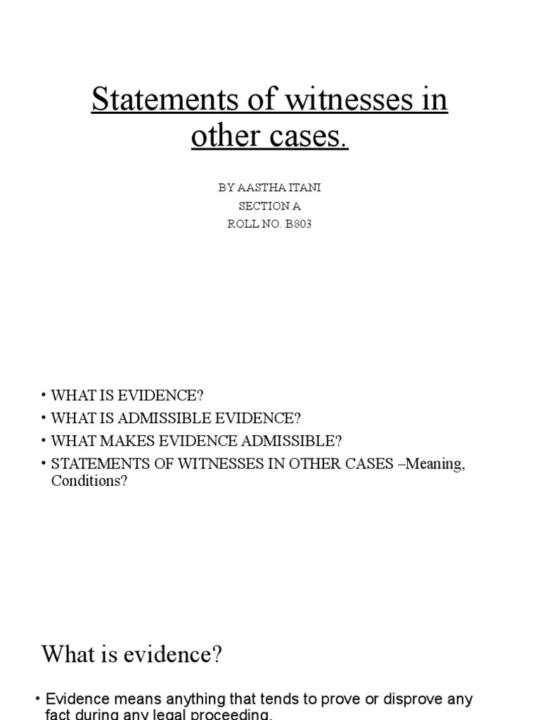 statements-of-witnesses-in-other-cases-pdf-evidence-law