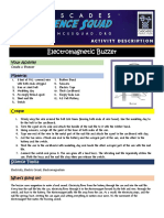 ActivityDescription ElectroMagnet Buzzer